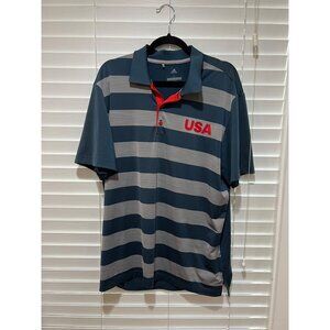 Adidas Team USA Polo Shirt-‎ Size L